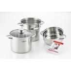 落合務 IH対応 スチーム パスタポット20cm(LB-177) メーカー直営 正規代理店