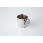 水切りのいいうがいカップ(SV-7176) 径7.3cm 水切り うがいコップ ステンレス コップ 　スタンド　歯ブラシ立て　洗面所 うがい 衛生 医療 デンタルケア