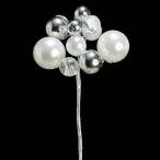 1251GA Mix жемчуг pick #001 white pearl цветок материал аксессуары оборудование орнамент свадебный свадьба 