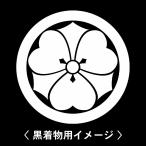 【 丸に剣片喰 紋 】6枚入(布製のシール)羽織や着物に貼る家紋シール。男性 女性 留袖 黒紋付 白.黒地用 男の子着物用 七五三 お宮参り 貼り紋