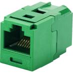 PANDUIT カテゴリ6 JJアダプタ(RJ45中継用ジャック) 緑 CC688GR （ 194-9113 ）