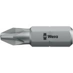 WERA ヴェラ ポジドライブネジ用 ドライバービット 差込6.35mm 刃先サイズPZ2 全長25mm 072082