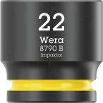 WERA ヴェラ 差込角3/8DR HEXインパクトソケット 先端六角サイズ22mm 全長32mm 005512