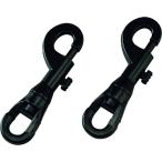 緑十字 プラスチックチェーン用ジョイント 黒 SNP-BK 全長99mm 対応線径:10/12mm以下 2個組 ナイロン 284171