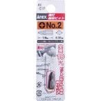 アネックスツール アネックス 溝付超短ビット +2×19 AK51P219 （ 493-7341 ）