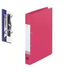 ナビス D型リングファイル 306×260×46mm 赤G2230-3 8-5141-02