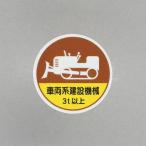ESCO エスコ φ35mm ヘルメットステッカー(車両系建設機械〜/2枚) EA983AN-64