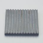 ESCO エスコ 75x75x10mm ゴム板(両面筋入/黒) EA997XC-92