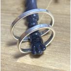  серебряное кольцо кольцо булавка кольцо для ключей родители палец кольцо простой кольцо серебряный 925 flat удар . кольцо маленький . бесплатная доставка тонкий 