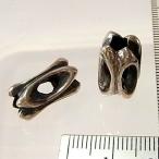 Yahoo! Yahoo!ショッピング(ヤフー ショッピング)シルバーバーツ 1-060 1個売り 骨をくっつけたような墨加工がされておりカッコイイビーズ