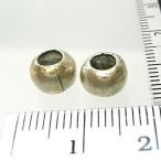シルバーバーツ 2-037 1個で1セット 直径7.7ｍｍタイプでシンプルな墨入りの小さい丸型ビーズ