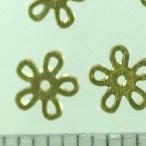 Yahoo! Yahoo!ショッピング(ヤフー ショッピング)アクセサリー ハンドメイド 真鍮 5枚花びら イラスト花 パーツ ハンドメイドアクセサリに使えるパーツ