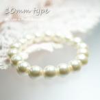 Yahoo! Yahoo!ショッピング(ヤフー ショッピング)10mm球タイプ シンプルなアクリルパールのブレスレット アクリル製真珠 送料無料