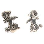 シルバーピアス動物鳥犬イヌプードルピアス送料無料