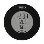 tanitaTT-585 BK черный термометр-гигрометр температура влажность цифровой датчик времени имеется настольный магнит TANITA