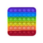 ショッピングプッシュポップ プッシュポップ バブル 知育玩具 ストレス発散 虹色 プチプチ ゲーム スクイーズ インスタグラム インスタ映え ((S
