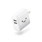  Elecom MPA-ACU05WF AC зарядное устройство 4.8A мощность USB-A женский 2 порт белый лицо ELECOM
