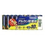 TOSHIBA LR6L 10MP Toshiba щелочные батарейки одиночный 3 форма 1 упаковка 10 шт. входит комплект батарейка АА 