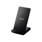  Elecom W-QS09BK беспроводной зарядное устройство Qi засвидетельствование 5W подставка продольный . ширина класть обе соответствует черный ELECOM