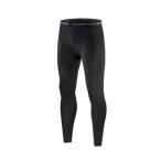  sport leggings tights spats under wear men's speed . flexible compression wear running black M ((S