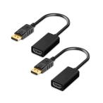  дисплей порт hdmi изменение кабель 2 шт. комплект изменение адаптер DisplayPort to HDMI PC удобный ((S