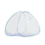 蚊帳 テント 蚊帳テント ブルー 軽量 ワンタッチ 簡単設置 睡眠 安眠 虫除け 蚊 ムカデ 防止 ((S