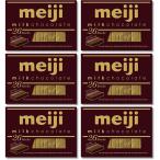 6 шт. комплект Meiji молоко шоколад BOX 120g 26 листов входит 