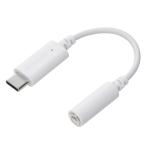  Elecom MPA-C35DWH2 белый USB C to 3.5mm слуховай аппарат изменение адаптер аудио музыка телефонный разговор iPhone android соответствует 