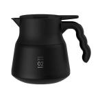 ハリオ VHSN-60-B ブラック Ｖ60 保温ステンレスサーバー PLUS 600 保存可能容量600ml HARIO