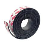 マグネットシート ゴム磁石テープ 異方性 両面テープ付き 粘着付き磁石シート 自由にカット可能 高耐久 黒色 ((S