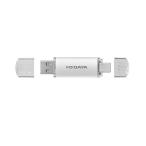 I・O DATA USB-A＆USB-C 搭載USBメモリー USB 3.2 Gen 1 シルバー 128GB U3C-STD128G/S