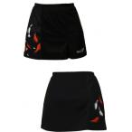  боулинг одежда sosio юбка SKT-23015 черный & Sky голубой 