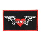 GREEN DAY - GUNS LOGO PATCH / зеленый *tei частота patch нашивка 