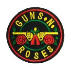 GUNS N' ROSES - PISTOLS AND ROSES PATCH / gun z* and * low zez частота patch нашивка 