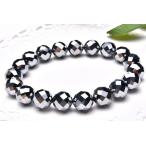 Yahoo! Yahoo!ショッピング(ヤフー ショッピング)テラヘルツ鉱石 64面カット　6mm　ブレスレット_B451-6