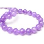 高品質 ラベンダーアメジスト　8mm　ブレスレット_B777-8