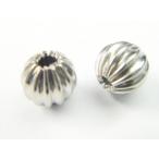 シボリビーズ　銀　(5x5mm)　30個入　[KL4913]