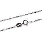 Silver925 シルバー925 スクリューチェーン　ネックレスチェーン 約45cm_KZ140-9