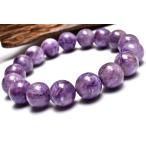 【１点物】シリカたっぷり エンジェルシリカ(チャロアイト)　12mm　ブレスレット _MC5226