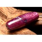 ショッピングルビー 【１点物】高発色◇勝利の石 ルビー　34x11mm　天珠 ビーズ _PC7657