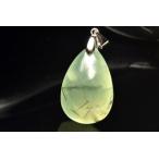 [1 пункт предмет ]Silver925* глянец чувство pre Night (.. камень ) 24x16mm Drop подвеска с цепью _PC8840