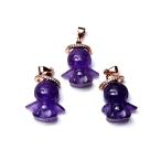 アメジスト　17.5x17mm　天使 エンジェル ペンダントトップ_PR2969-3