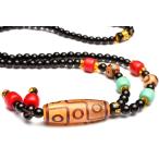 お守りに九眼天珠6mm瑪瑙オニキス...