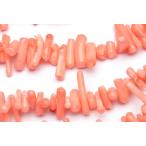 ピンクコーラル チップ（ミニタンブル）　2x12mm　１連（約３８ｃｍ）_R1953 ★5000円以上ネコポス送料無料！