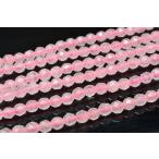 ローズクォーツ ラウンドカット　4mm　１連（約３８cm）_R5833-1