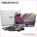 [ не использовался ] EMILIO PUCCIe milio *pchi эмаль цепь плечо небольшая сумочка 