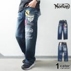 NORTON Norton Denim брюки милитари нашивка MAX Denim мужской ji- хлеб индиго джинсы большой размер черный Biker 