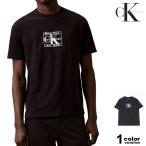  Calvin Klein футболка короткий рукав CALVIN KLEIN мужской tops SS CK Flocked Monologo Tee иностранная модель 