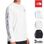ノースフェイス Tシャツ 長袖 THE NORTH FACE ロンT USライン 袖ロゴ プリント メンズ トップス