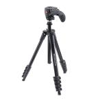 Manfrotto/マンフロット アクション三脚 COMPACTシリーズ フォト・ムービーキット ブラック アルミ 5段 MKCOMPACTACN-BK